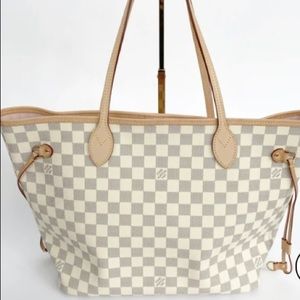LOUIS VUITTON DAMIER AZUR NEVERFULL MM